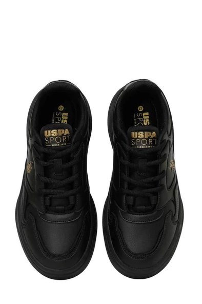 U.S.POLO ASSN MARTHA 4PR SİYAH ALTIN COMFORT CASUAL SPOR AYAKKABI - 6