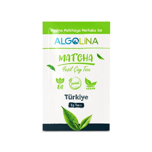 Matcha Çayı 30'lu Saşe (60 GR) - Katkısız Maça Tozu (3 Kutu) - 2