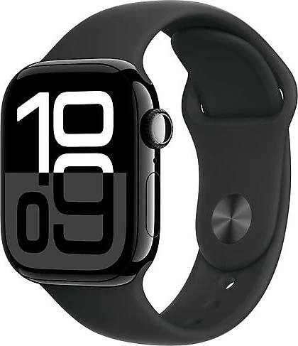 Apple Watch Series 10 GPS 42mm Simsiyah Alüminyum Kasa ve Siyah Spor Kordon Akıllı Saat