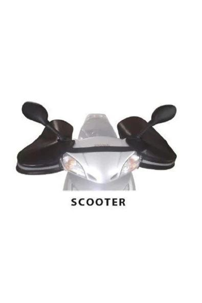 Motosiklet El Rüzgarlığı Scooter Modeller Reflektörlü-İçi Polarlı - 2