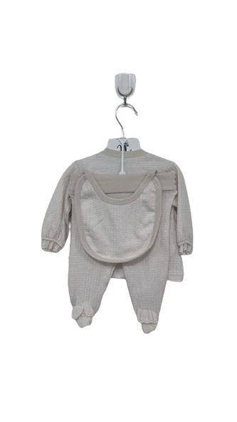 uğurböceğiçocuk 5'li Kız Bebek Zıbın Set Çiçek Nakışlı 241164 - 9