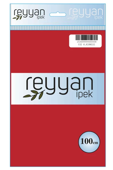 Reyyan Düz Renk Poşetli Yazma - Renk-32 - K.Kırmızı-56
