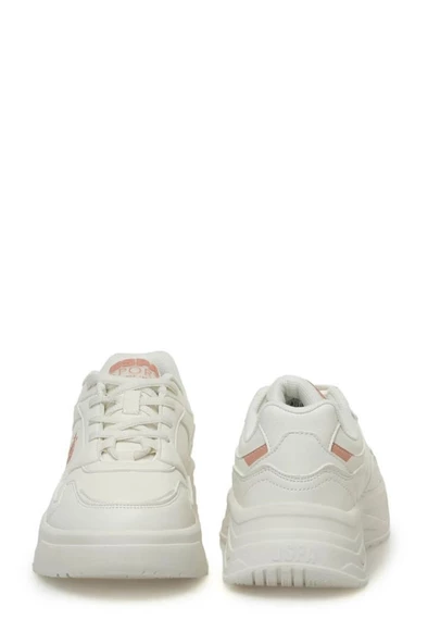 U.S.POLO ASSN MARTHA 4PR BEYAZ PUDRA COMFORT CASUAL SNEAKER SPOR AYAKKABI - 5