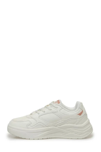 U.S.POLO ASSN MARTHA 4PR BEYAZ PUDRA COMFORT CASUAL SNEAKER SPOR AYAKKABI - 3