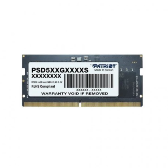 PATRIOT  Sodimm 32GB 5600MHz DDR5 CL46 Gaming Notebook Bellek PSD532G56002SS