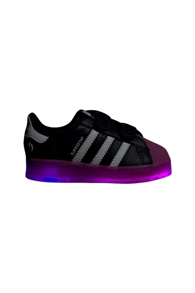 adidas SUPERSTAR LED LIGHTS CF I Bebek   Sneaker IG7003 - Resim 11