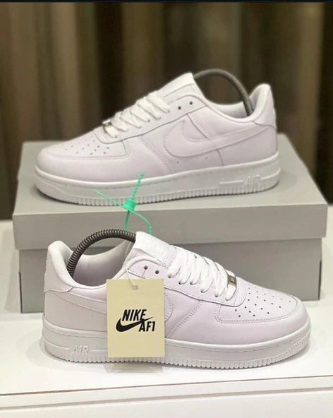 Nike Air force beyaz ünisex spor ayakkabı - 3