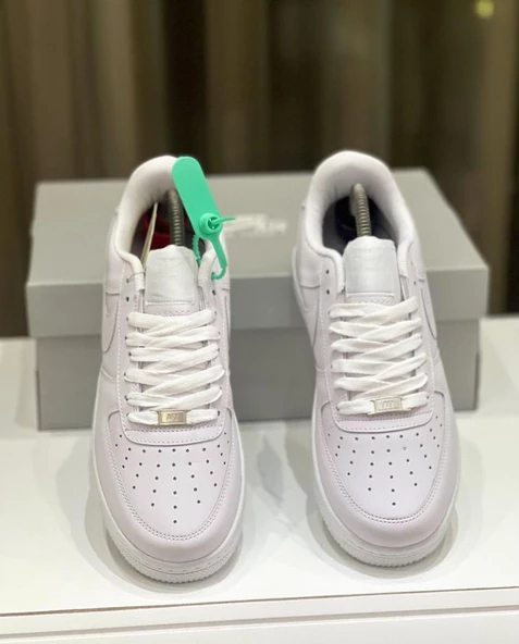 Nike Air force beyaz ünisex spor ayakkabı - 2