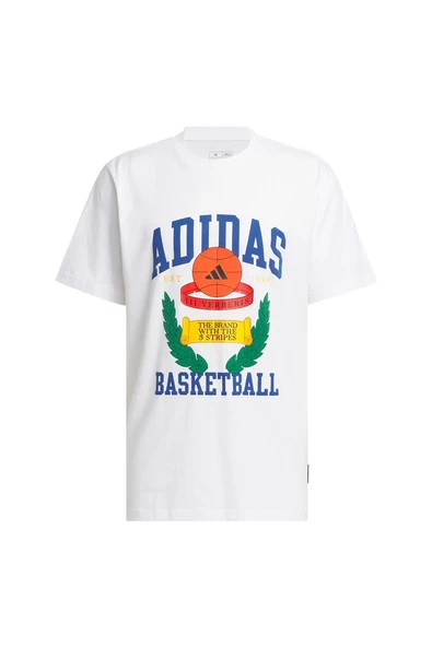 adidas VARSITY CREST T Erkek   T-shirt IY1158 - Resim 2