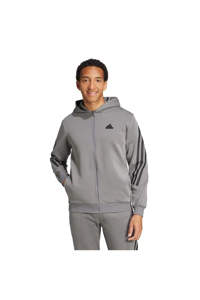 adidas M FI 3S FZ Erkek  Ceket IW8529 - Resim 3