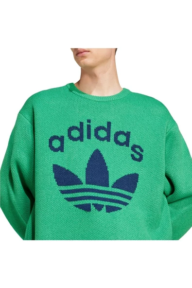 adidas KNIT CREWNECK Erkek  Sweatshirt JN5966 - 8