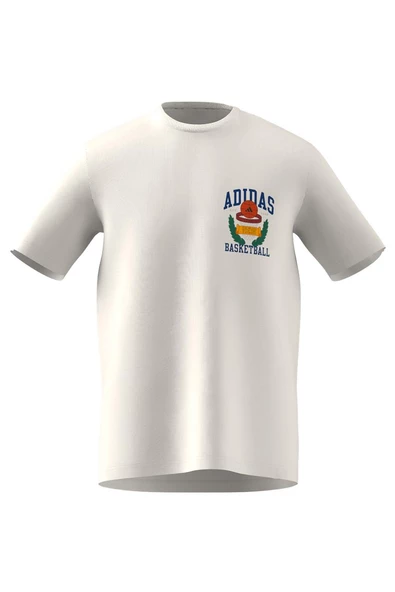 adidas VARSITY CREST T Erkek   T-shirt IY1158 - Resim 9