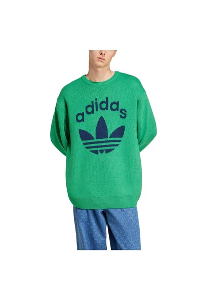 adidas KNIT CREWNECK Erkek  Sweatshirt JN5966 - 4