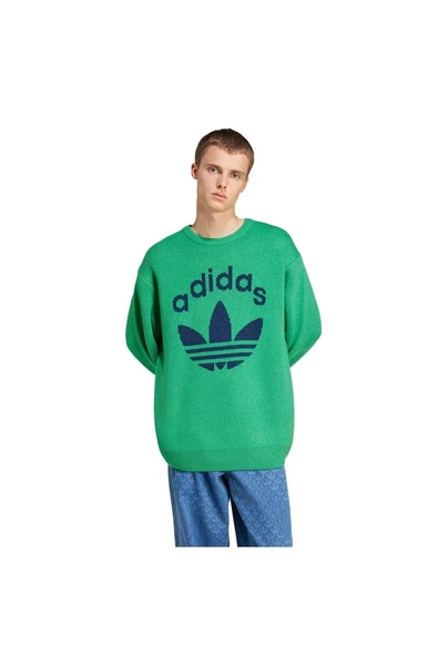 adidas KNIT CREWNECK Erkek  Sweatshirt JN5966 - 3
