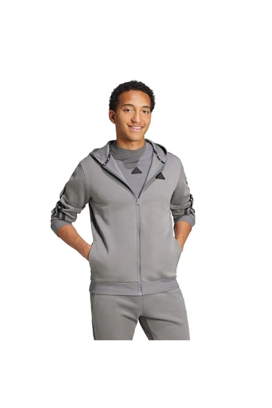 adidas M FI 3S FZ Erkek  Ceket IW8529 - Resim 6