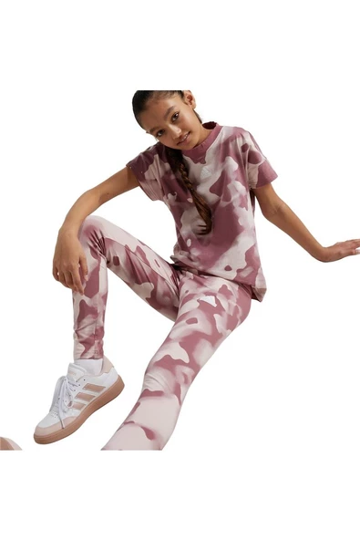 adidas JG FI AOP7/8 LE Unisex Çocuk  Tayt IX3626 - Resim 5