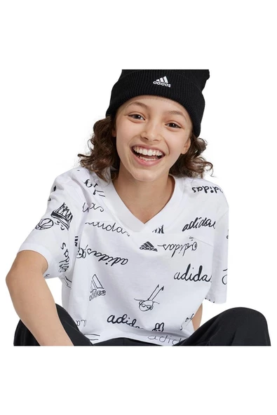 adidas JG BLUV CR T Çocuk   T-shirt IV9434 - 7
