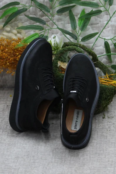 61896 Casual Erkek Hakiki Deri Nubuk Ayakkabı (Kış 24) - 8