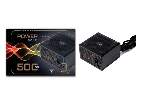 Power Supply 500W 80 Plus Platoon PL-9268