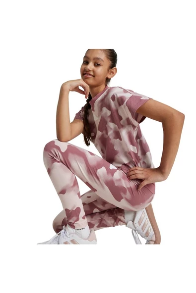 adidas JG FI AOP7/8 LE Unisex Çocuk  Tayt IX3626 - Resim 7