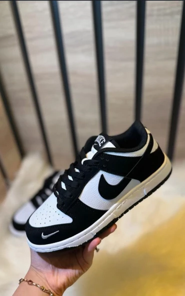 Nike Dunk süet siyah beyaz ünisex sneaker