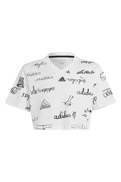 adidas JG BLUV CR T Çocuk   T-shirt IV9434 - 2
