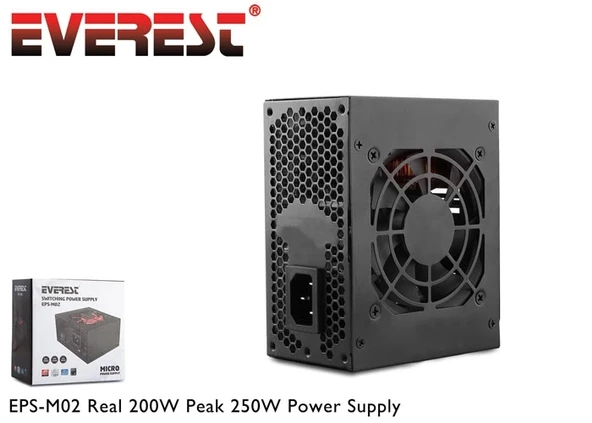 Power Supply Mini Real 200W Everest EPS-M02