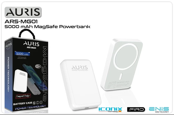 Powerbank Magsafe 5000 MAH Auris ARS-MG01