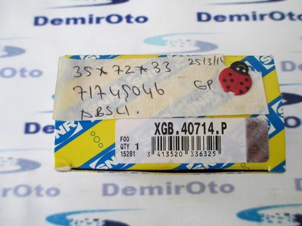 71745046 Ön Teker Rulmanı Abs.li 35*72*33 G.Punto SNR - 4