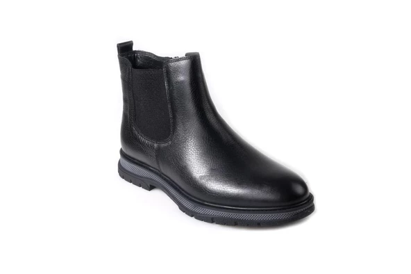 Smart 1062 Hakiki Deri Bağcıksız Kürklü Erkek Bot - 8