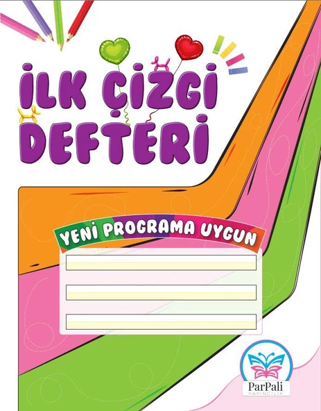 Parpali 1. Sınıf Ilk Çizgi Yazı Defterim 4 'lü (Yeni Müfredata Uyumlu)- Büyük Boy