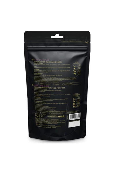 Reflex Snackies Doğal Kuzu Etli Küpler 80 Gr - Resim 3