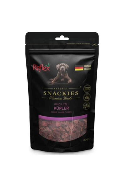Reflex Snackies Doğal Kuzu Etli Küpler 80 Gr - Resim 2