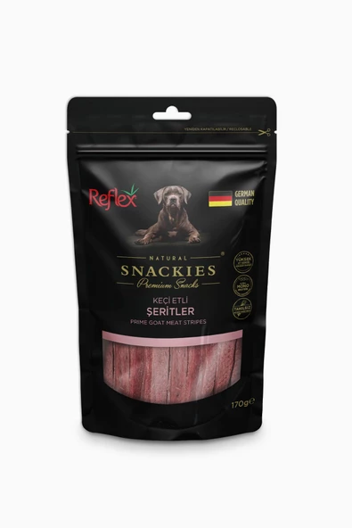 Reflex Snackies Keçi Etli Şeritler 170 Gr