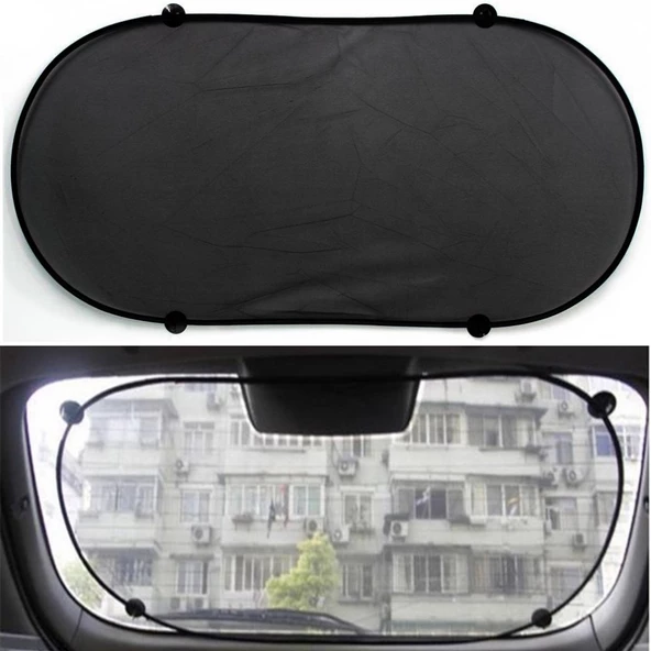 Arka Cam Vantuzlu Oto Güneşlik Perde 50x100cm