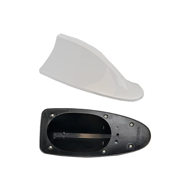 Balık Sırtı Köpek Balığı Süs Anten Oto Anten Beyaz