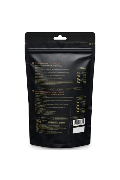 Reflex Snackies Doğal Füme Somon Etli Şeritler 170 Gr - Resim 2