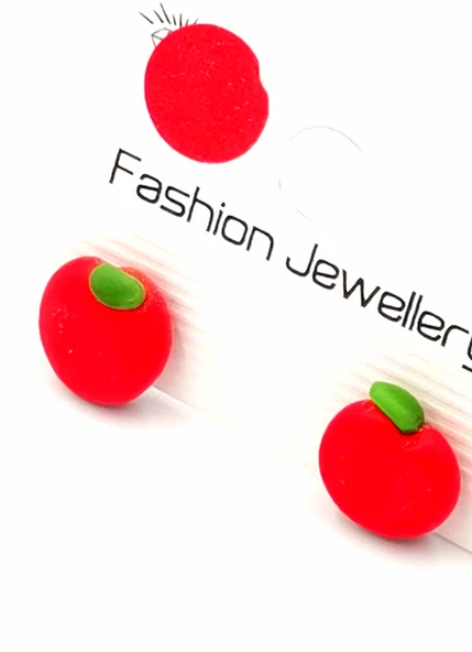 Renkli Kararmaz Papatya Figürlü Lüks Küpe ürün görseli 1