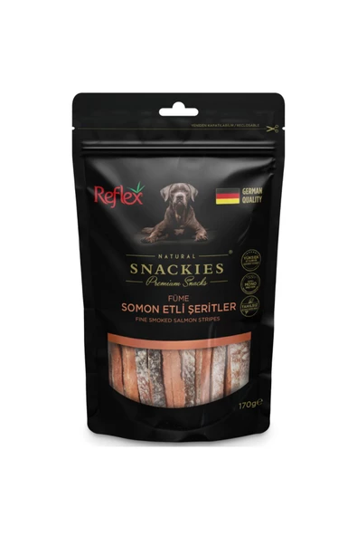 Reflex Snackies Doğal Füme Somon Etli Şeritler 170 Gr ürün görseli 1