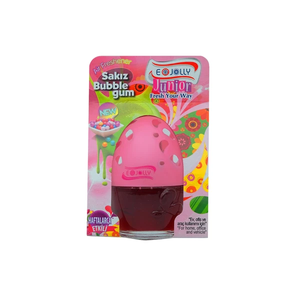 E-Jolly Junior Kavanoz Şişe Oto Kokusu Sakız 100ml