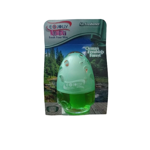 E-Jolly Junior Kavanoz Şişe Oda Oto Kokusu Orman Ferahlığı 100ml
