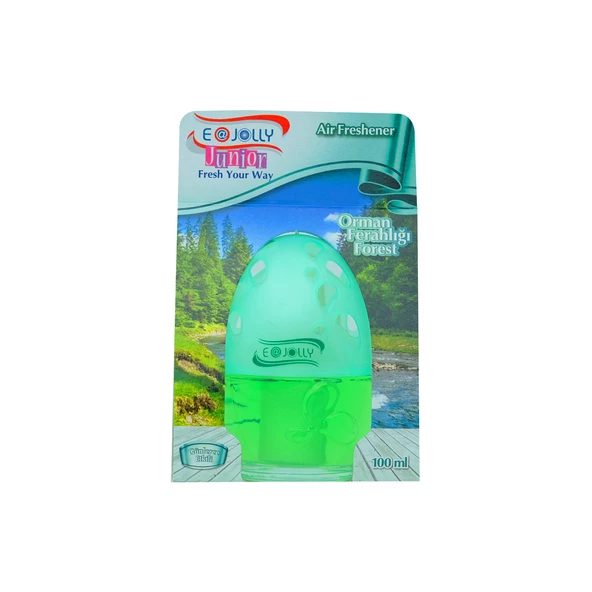 E-Jolly Junior Kavanoz Şişe Oto Kokusu Orman Ferahlığı 100ml