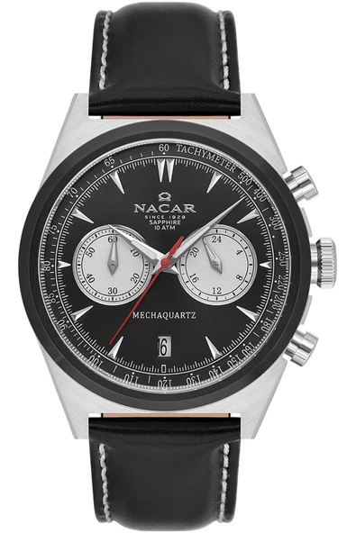 SİYAH DERİ ERKEK KOL SAATİ NC38-299021-ABL1 ürün görseli 1