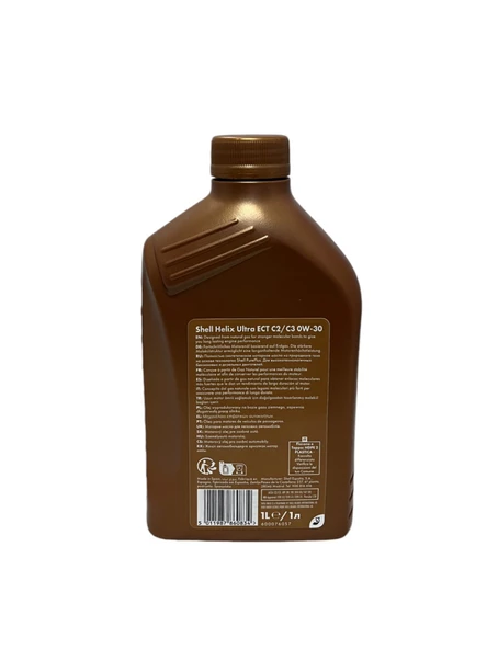 Shell Helix Ultra 0W-30 ECT C2/C3 Motor Yağı 1 Litre - 3