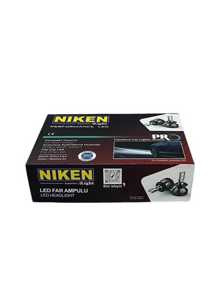 Niken Led Xenon Pro Serisi 9006 (HB4) Far Ampulü 2'Li Takım - 3