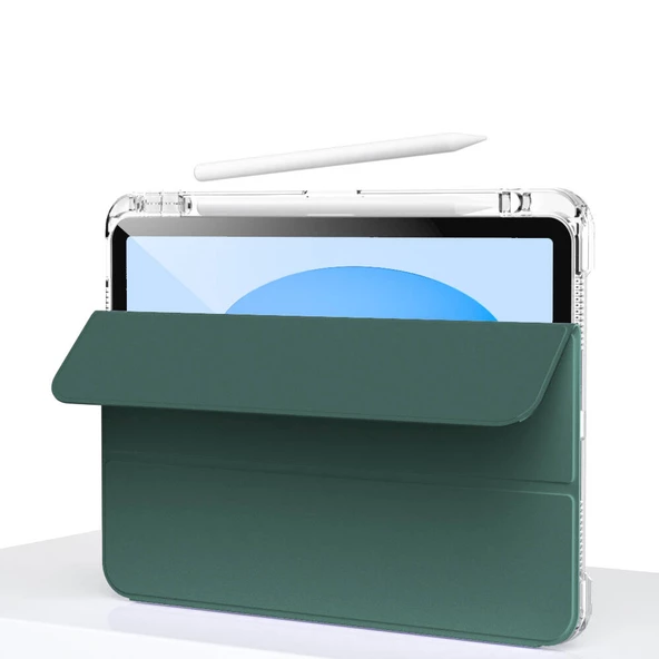 iPad 10.9 2022 (10.Nesil) Kılıf Magnetik Ayrılabilen Airbagli Sliding Tablet Kılıfı - 7