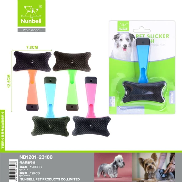 Nunbell Otomatik Basmalı Kedi&Köpek Tüy Toplayıcı Tarak