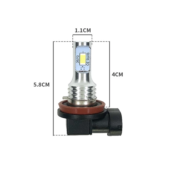 FEMEX NOVA CSP 3570 H8-11 BUZ MAVİ LED XENON LED HEADLİGHT - 2