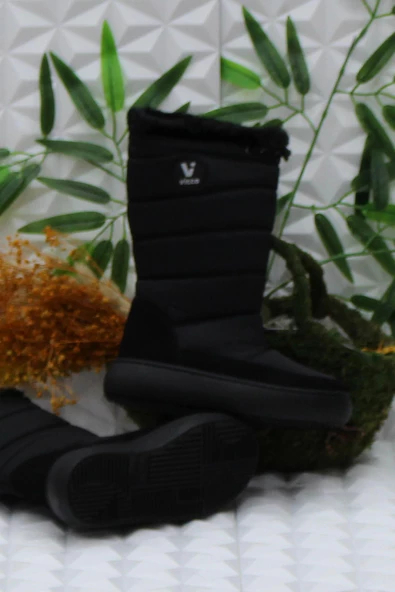 Vicco 943.F24K.481 Siyah Melodic Pig Kids Snow Kız Çocuk Çizmesi - Resim 5