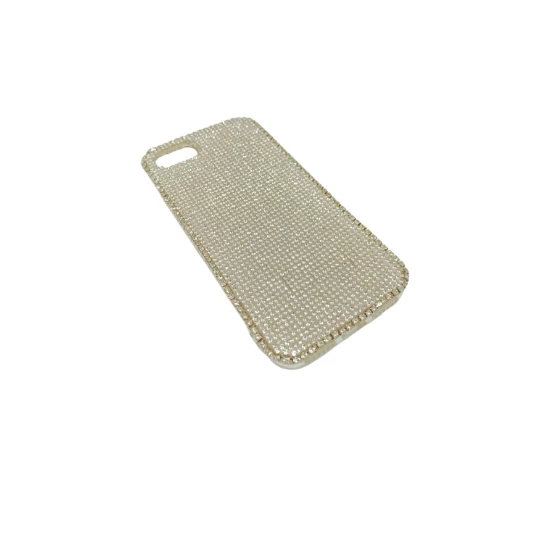 iPhone 7/8 Uyumlu Kristal Taşlı Telefon Kılıfı Gümüş SLV2 ürün görseli